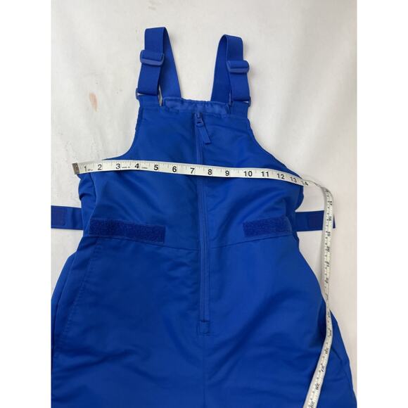 Swiss Tech Snow Ski Suit Bib Overalls Pants Blue Adjustable Waist Kids Medium 8 - Picture 3 of 12